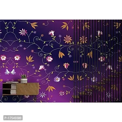 Decorative Design Self Adhesive Wallpaper Wall Sticker for Home Decor, Living Room, Bedroom, Hall, Kids Room, Play Room (PVC Vinyl, Water Proof)(DI 166) (16 X 128 INCH)-thumb0