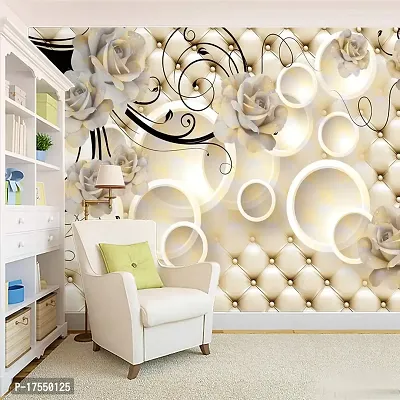 Decorative Design Self Adhesive Wallpaper Wall Sticker for Home Decor, Living Room, Bedroom, Hall, Kids Room, Play Room (PVC Vinyl, Water Proof)(DI 95) (16 X 50 INCH)-thumb4