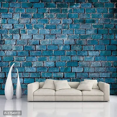 Plane 3D Effect Blue Brick Wallpaper Self-Adhesive Paper For Bedroom Home  Decoration Peel And Stick Wall Sticks Easy To Paste - AliExpress