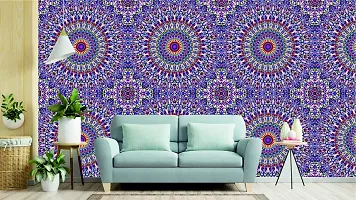 DECORATIVE DESIGN Wallpaper Multicolor Wall Sticker for Home Dcor, Living Room, Bedroom, Hall, Kids Room, Play Room(Self Adhesive Vinyl, Waterproof Mode) (1092)-thumb1