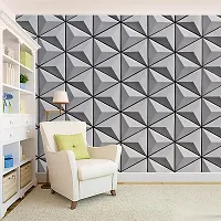 Decorative Design Self Adhesive Wallpaper Wall Sticker for Home Decor, Living Room, Bedroom, Hall, Kids Room, Play Room (PVC Vinyl, Water Proof)(DI 31) (16 X 90 INCH)-thumb1