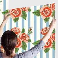 Decorative Design Self Adhesive Wallpaper Wall Sticker for Home Decor, Living Room, Bedroom, Hall, Kids Room, Play Room (PVC Vinyl, Water Proof)(DI 130) (16 X 128 INCH)-thumb4