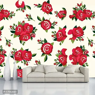 Decorative Design Self Adhesive Wallpaper Wall Sticker for Home Decor, Living Room, Bedroom, Hall, Kids Room, Play Room (PVC Vinyl, Water Proof)(DI 28) (16 X 90 INCH)