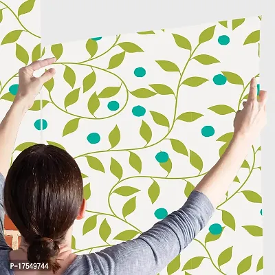 Decorative Design Self Adhesive Wallpaper Wall Sticker for Home Decor, Living Room, Bedroom, Hall, Kids Room, Play Room (PVC Vinyl, Water Proof)(DI 22) (16 X 50 INCH)-thumb3