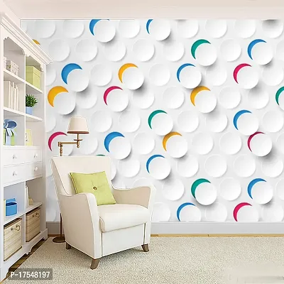 Decorative Design Self Adhesive Wallpaper Wall Sticker for Home Decor, Living Room, Bedroom, Hall, Kids Room, Play Room (PVC Vinyl, Water Proof)(DI 61) (16 X 128 INCH)-thumb4