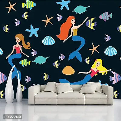 Decorative Design Self Adhesive Wallpaper Wall Sticker for Home Decor, Living Room, Bedroom, Hall, Kids Room, Play Room (PVC Vinyl, Water Proof)(DI 152) (16 X 90 INCH)-thumb2