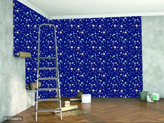 DECORATIVE DESIGN Wallpaper Multicolor Wall Sticker for Home Dcor, Living Room, Bedroom, Hall, Kids Room, Play Room(Self Adhesive Vinyl, Waterproof Model) (1047)-thumb3