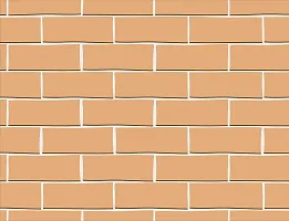 Decorative Design Self Adhesive Brick Design Wallpaper Wall Sticker for Home Decor, Living Room, Bedroom, Hall, Kids Room, Play Room (PVC Vinyl, Water Proof)(DI 125) (16 X 96 INCH)-thumb2