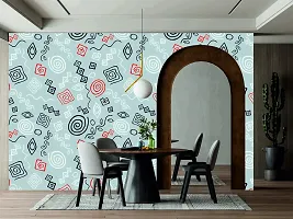 DECORATIVE DESIGN Wallpaper Multicolor Wall Sticker for Home Dcor, Living Room, Bedroom, Hall, Kids Room, Play Room(Self Adhesive Vinyl, Waterproof Model)(1037)-thumb3