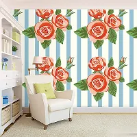 Decorative Design Self Adhesive Wallpaper Wall Sticker for Home Decor, Living Room, Bedroom, Hall, Kids Room, Play Room (PVC Vinyl, Water Proof)(DI 130) (16 X 128 INCH)-thumb1