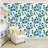 Decorative Design Self Adhesive Wallpaper Wall Sticker for Home Decor, Living Room, Bedroom, Hall, Kids Room, Play Room (PVC Vinyl, Water Proof)(DI 54) (16 X 128 INCH)-thumb3