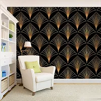 Decorative Design Self Adhesive Wallpaper Wall Sticker for Home Decor, Living Room, Bedroom, Hall, Kids Room, Play Room (PVC Vinyl, Water Proof)(DI 45) (16 X 96 INCH)-thumb3