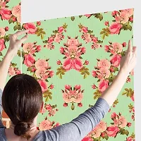 Decorative Design Self Adhesive Wallpaper Wall Sticker for Home Decor, Living Room, Bedroom, Hall, Kids Room, Play Room (PVC Vinyl, Water Proof)(DI 175) (16 X 96 INCH)-thumb3