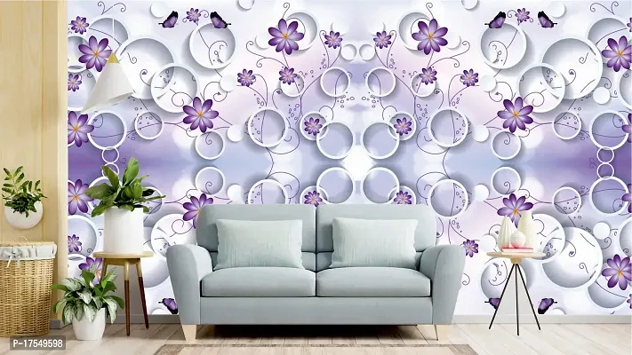 DECORATIVE DESIGN Wallpaper Multicolor Wall Sticker for Home Dcor, Living Room, Bedroom, Hall, Kids Room, Play Room(Self Adhesive Vinyl, Waterproof Model)(1110)-thumb0