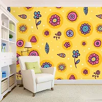 Decorative Design Self Adhesive Wallpaper Wall Sticker for Home Decor, Living Room, Bedroom, Hall, Kids Room, Play Room (PVC Vinyl, Water Proof)(DI 168) (16 X 90 INCH)-thumb3