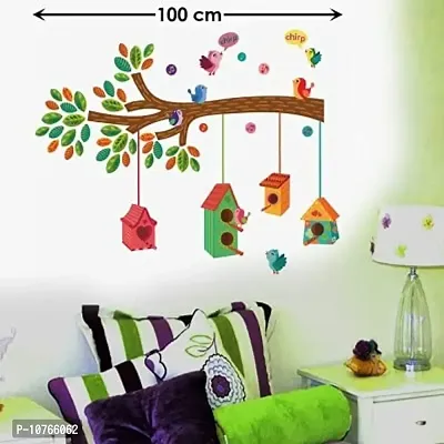 Techgifti? Multi Colour nest Wall Sticker for Decorative Wall Sticker for Living Room , Bed Room, Kide Room-thumb2