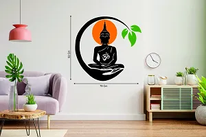 Techgifti Gautam Buddha Wall Sticker Multicolor (Tech_God-08)-thumb1