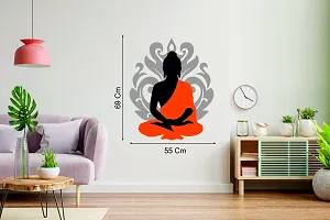 Techgifti Gautam Buddha Wall Sticker Multicolor (Tech_God-07)-thumb3