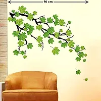 Techgifti? Branch with Leafs Wall Sticker for Decorative Wall Sticker for Living Room , Bed Room, Kide Room-thumb1