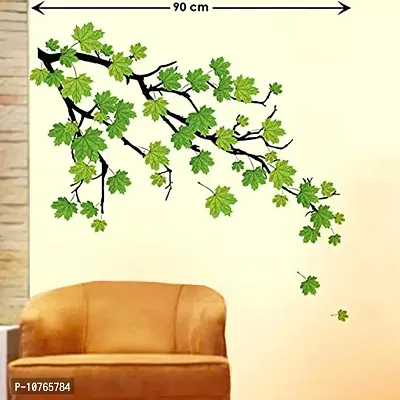 Techgifti? Branch with Leafs Wall Sticker for Decorative Wall Sticker for Living Room , Bed Room, Kide Room-thumb2