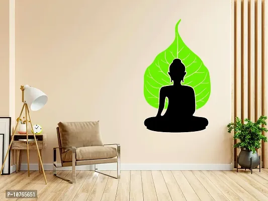 Techgifti Gautam Buddha Wall Sticker for Living Room, Bedroom, Office and All Decorative Stickers, Religion Size - 71 cm X 82 cm-thumb4