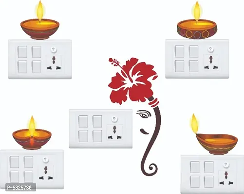 Diwali decoration switch board sticker vinyl-thumb0