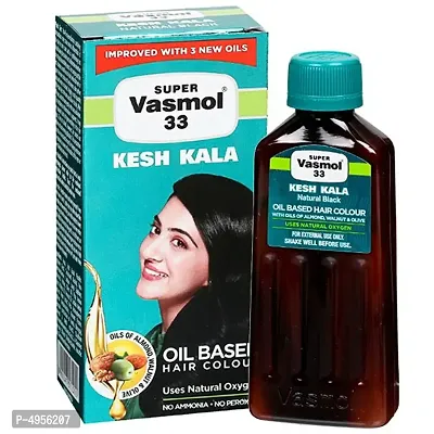Super Vasmol 33 Kesh Kala Oil Based Hair Colour 50ml-thumb0