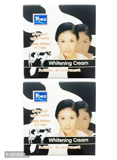 Yoko Whitening Milk Extract Cream 4gm Pack Of 2-thumb0