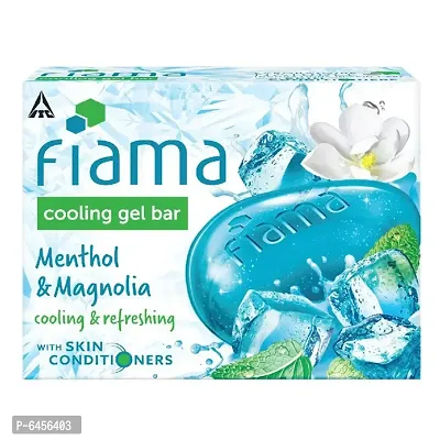 Fiama Cooling Gel Bar Menthol And Magnolia 125gm-thumb0