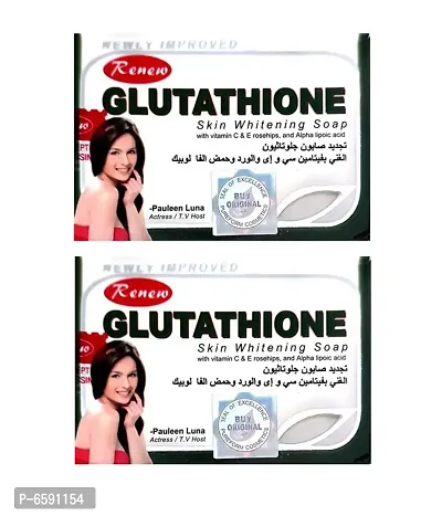 Glutathione Skin Whitening Soap -135gm Pack Of 2-thumb0