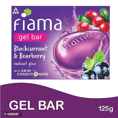 Fiama Gel Bar Blackcurrant And Bearberry Radiant Glow -125gm-thumb0