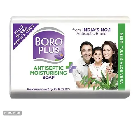 Boro Plus Soap With Neem Tulsi And  Aloevera 125gm-thumb0