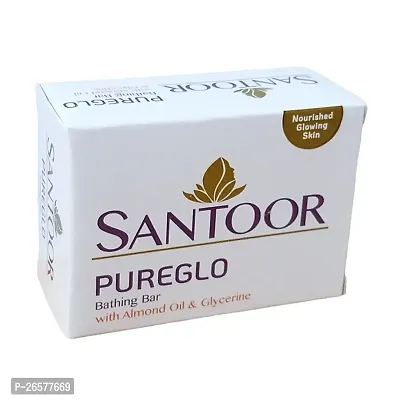 Santoor Pureglo Bathing Bar Nourished Glowing Skin 125gm