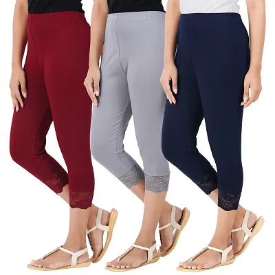 Women's Multicoloured Viscose Solid Leggings (pack Of 3), Viscose Printed  Leggings, Viscose Pattern Leggings, Viscose Women Leggings, Viscose Short  Leggings, Solid Viscose Leggings - Abyalife, Sasaram | ID: 26099778133