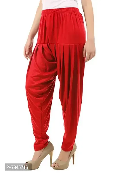 Buy That Trendz Women's Cotton Viscose Lycra Dhoti Patiyala Salwar Harem Bottoms Pants-thumb0