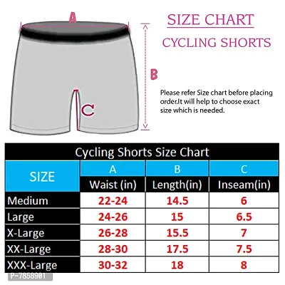 Buy That Trendz Cotton Lycra Tight Fit Stretchable Womens Cycling Shorts | Exercise/Shorties for Active wear/Workout/Yoga/Gym/Cycle/Running Black Turquoise Combo Pack of 2-thumb4