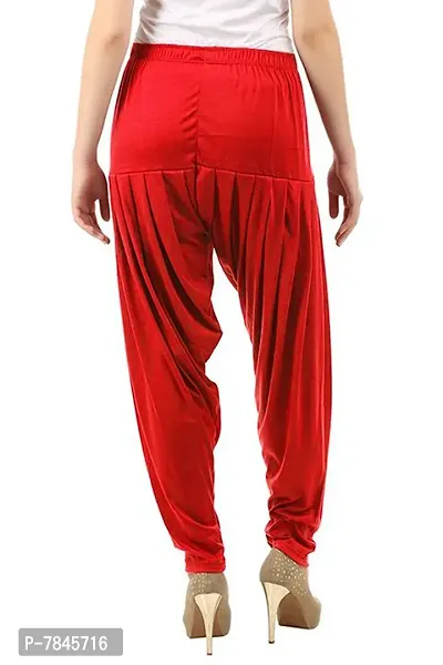 Buy That Trendz Women's Cotton Viscose Lycra Dhoti Patiyala Salwar Harem Bottoms Pants-thumb3