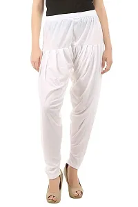 Buy That Trendz Women's Regular Fit Cotton Pants (231-Single Patiala Pants Whte_White_XL)-thumb1