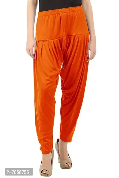 Buy That Trendz Women's Cotton Viscose Lycra Dhoti Patiyala Salwar Harem Bottoms Pants-thumb2