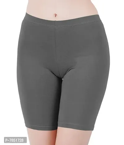 Buy That Trendz Cotton Lycra Tight Fit Stretchable Cycling Shorts Womens | Shorties for Activewear/Exercise/Workout/Yoga/Gym/Cycle/Running-thumb3