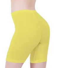 Buy That Trendz Cotton Lycra Tight Fit Stretchable Cycling Shorts Womens | Shorties for Activewear/Exercise/Workout/Yoga/Gym/Cycle/Running-thumb1