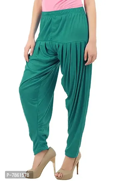 Buy That Trendz Women's Cotton Viscose Lycra Dhoti Patiyala Salwar Harem Bottoms Pants