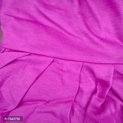 Buy That Trendz Women's Cotton Viscose Lycra Dhoti Patiyala Salwar Harem Bottoms Pants Purple Baby Pink-thumb4