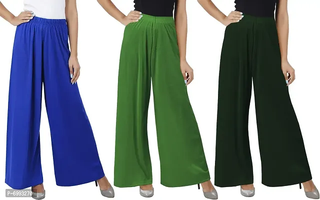 fcity.in - Sagevi Trendy Synthetic Palazzo Pants For Women Combo Pack Of 6