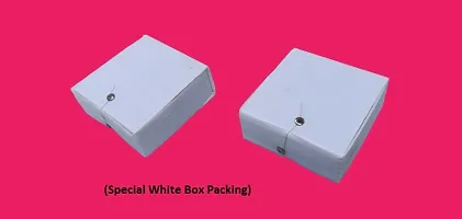 Designer Marble Chowki With White Box Packing (Pack of 02 Chowki) (Size = 4 inch x 4 inch)-thumb1