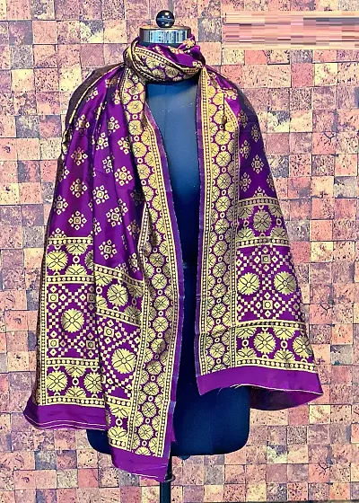 Stylish Banarasi Silk Brocade Dupatta for Women