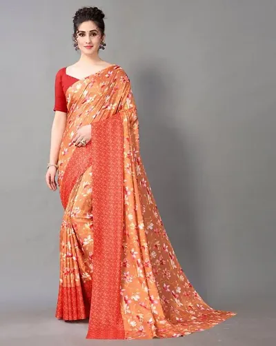 Beautiful Saree with Blouse piece For Women