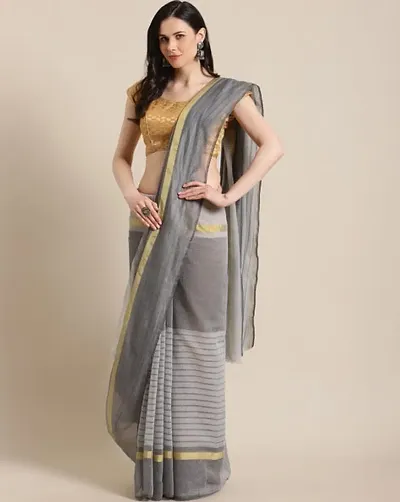 Must Have Art Silk Saree with Blouse piece 