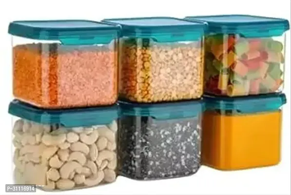 Plastic Storage Container 500ml  Pack of 6