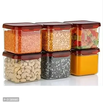 Unbreakable Container Set Kitchen Storage Box Set of 6